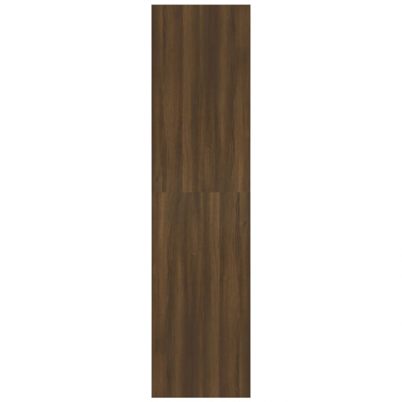 Kleiderschrank Braun Eiche-Optik 100x50x200 cm Holzwerkstoff