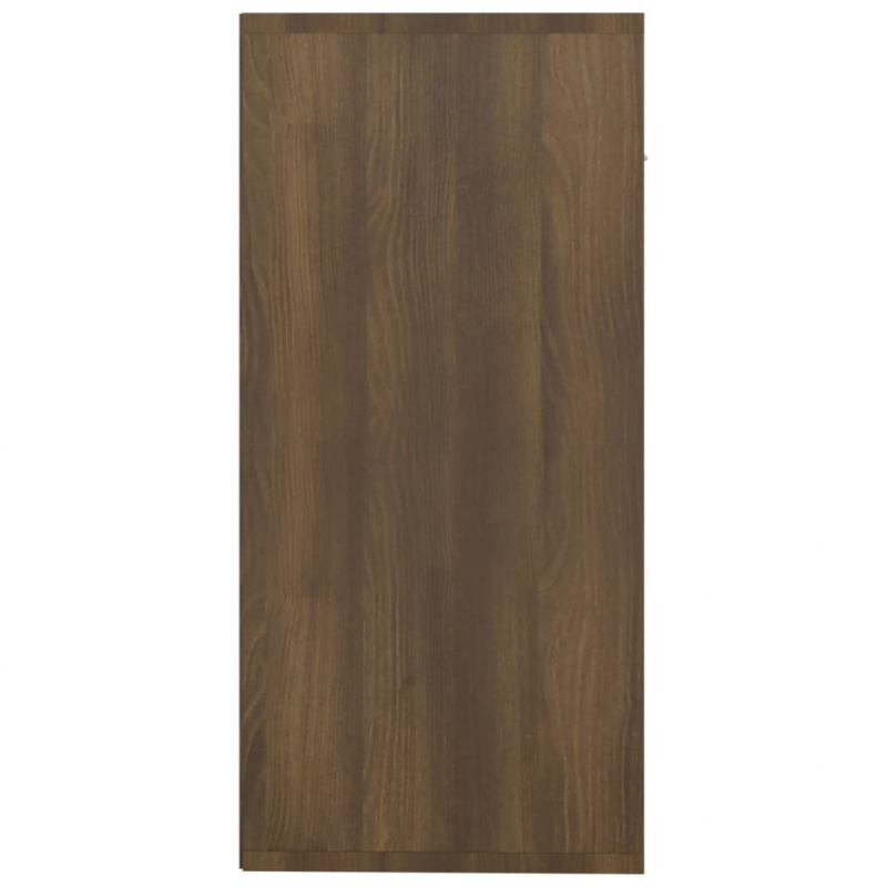 Sideboard Braun Eichen-Optik 88x30x65 cm Holzwerkstoff