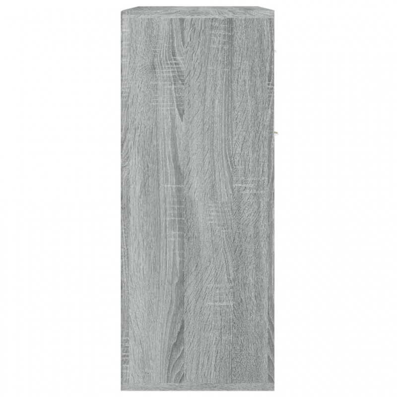Sideboard Grau Sonoma 60x30x75 cm Holzwerkstoff