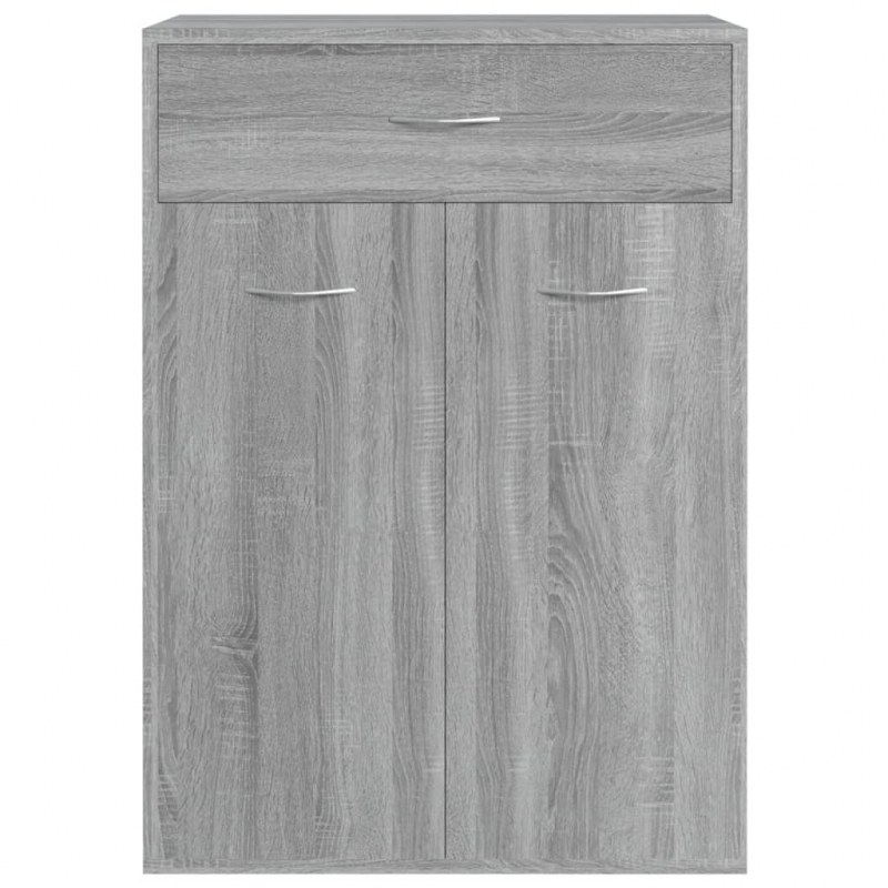 Schuhschrank Grau Sonoma 60x35x84 cm Holzwerkstoff