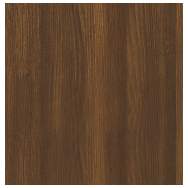 Wandschrank Braun Eichen-Optik 80x39x40 cm Holzwerkstoff