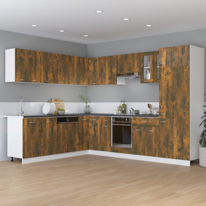 Unterschrank mit Schublade Lyon Räuchereiche 30x46x81,5 cm