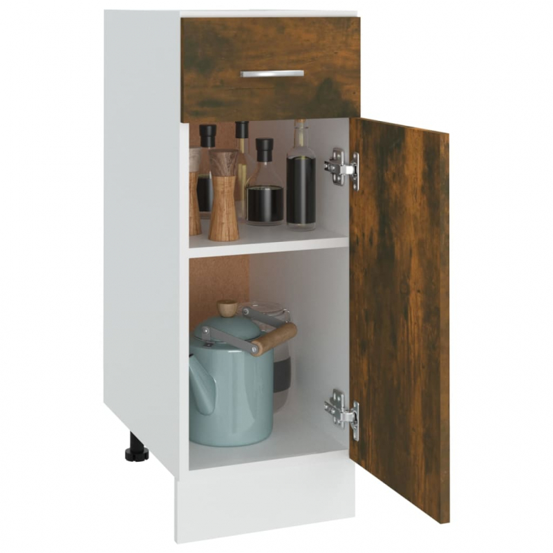 Unterschrank mit Schublade Lyon Räuchereiche 30x46x81,5 cm