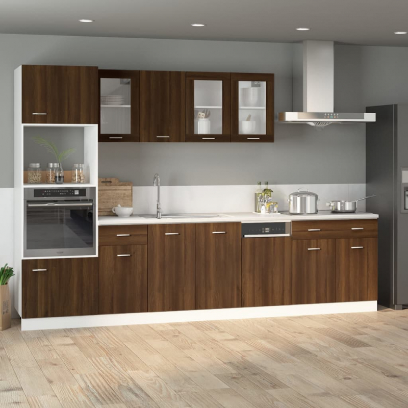 Unterschrank mit Schublade Lyon Braun Eichen-Optik 40x46x81,5 cm
