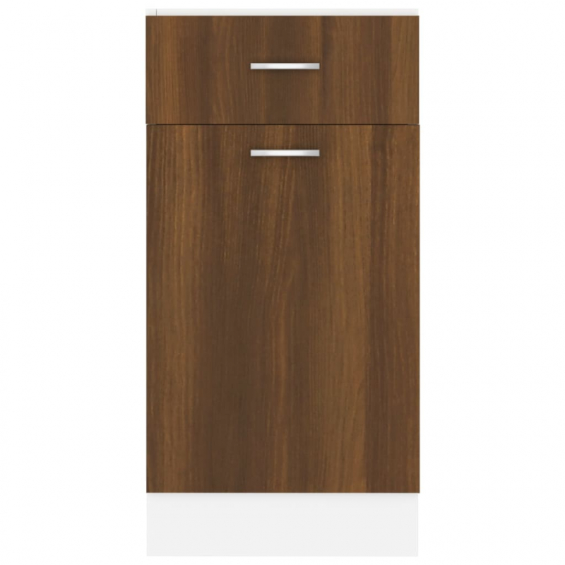 Unterschrank mit Schublade Lyon Braun Eichen-Optik 40x46x81,5 cm