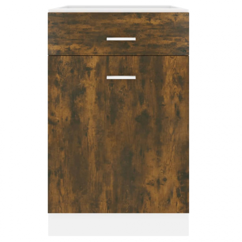 Unterschrank mit Schublade Lyon Räuchereiche 50x46x81,5 cm