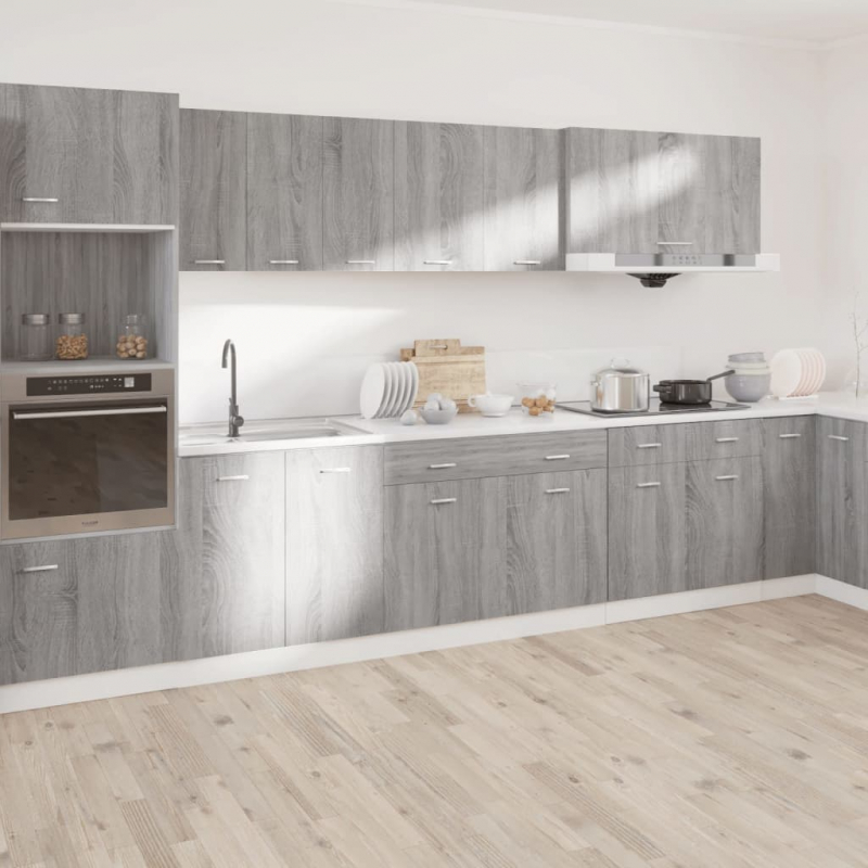 Unterschrank mit Schublade Lyon Grau Sonoma 50x46x81,5 cm