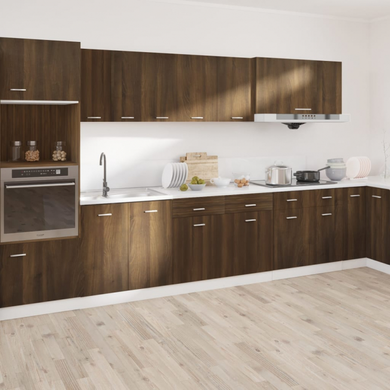 Unterschrank mit Schublade Lyon Braun Eiche-Optik 50x46x81,5 cm