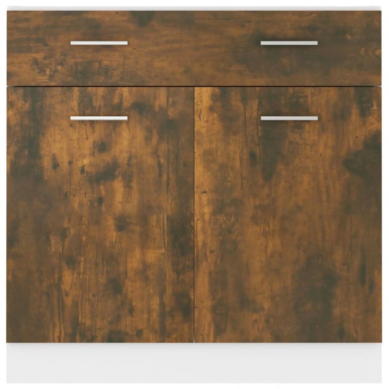 Unterschrank mit Schublade Lyon Räuchereiche 80x46x81,5 cm