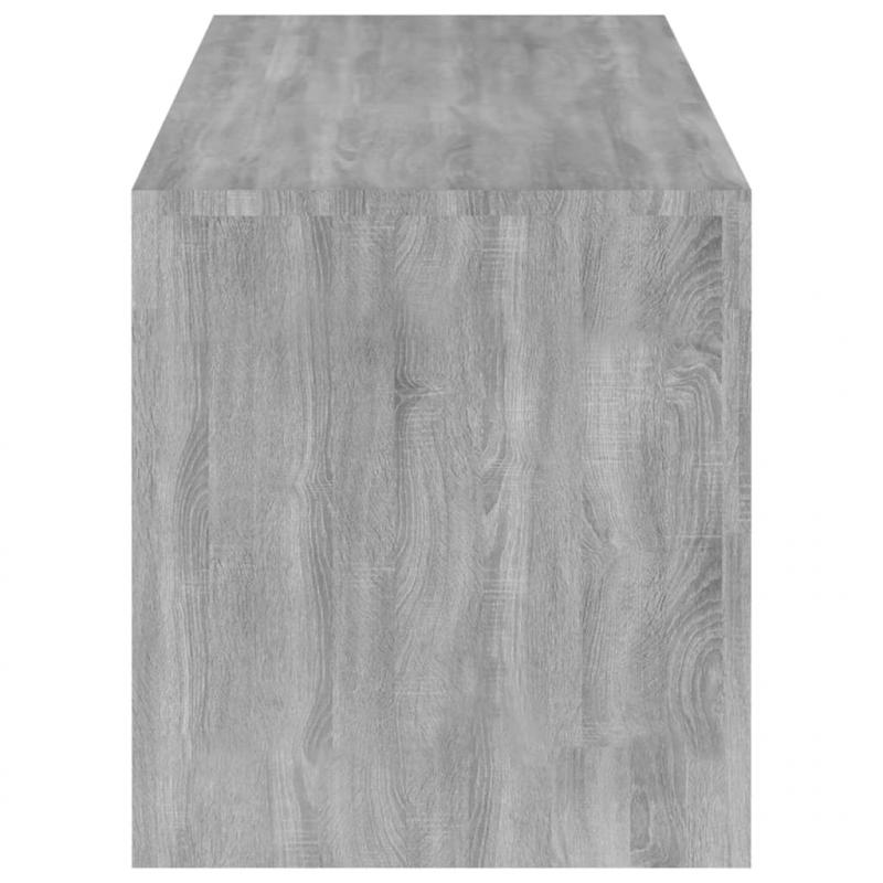 TV-Schrank mit LED-Leuchten Grau Sonoma 120x35x40 cm