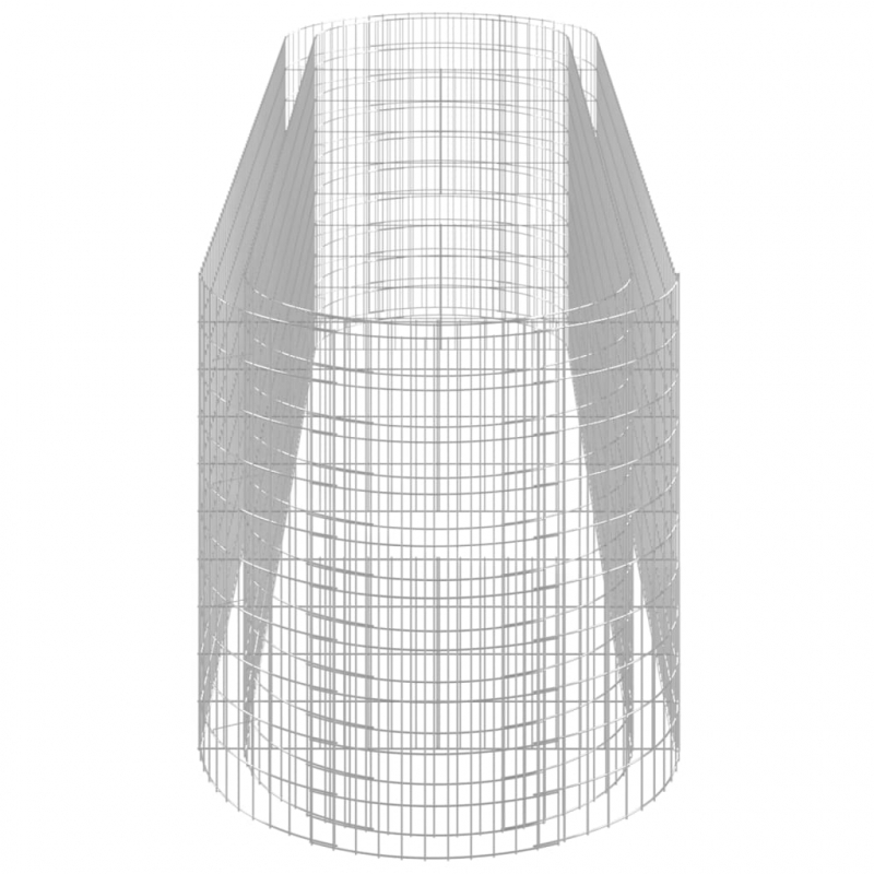 Gabionen-Hochbeet Verzinktes Eisen 400x100x100 cm