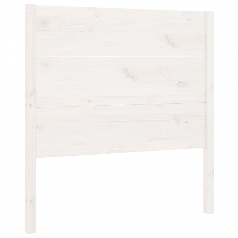 Kopfteil Weiß 81x4x100 cm Massivholz Kiefer