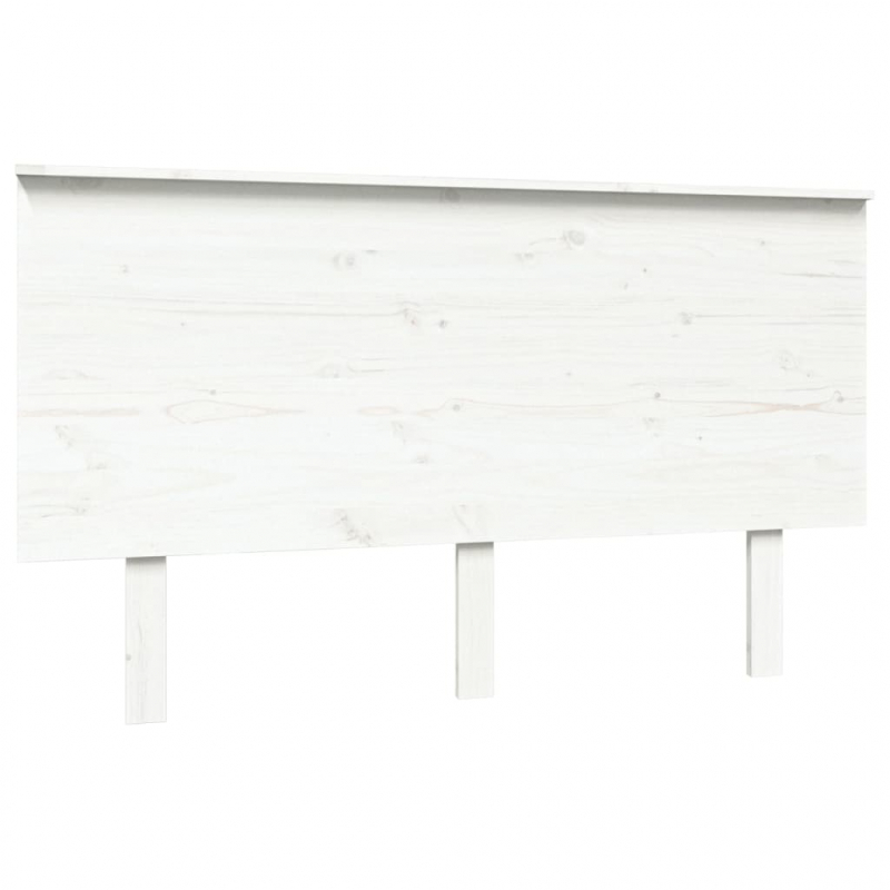 Kopfteil Weiß 139x6x82,5 cm Massivholz Kiefer