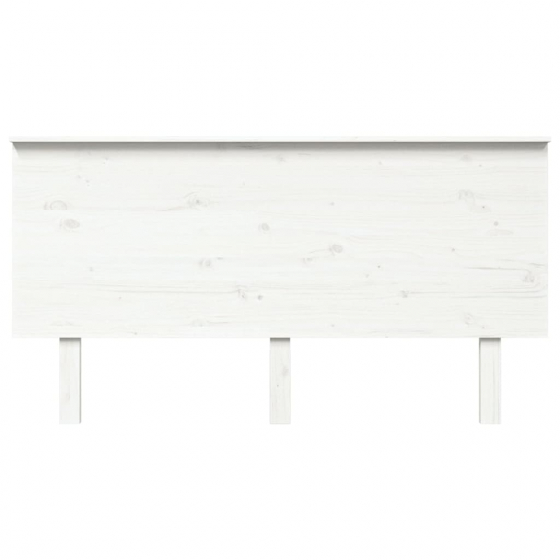Kopfteil Weiß 154x6x82,5 cm Massivholz Kiefer