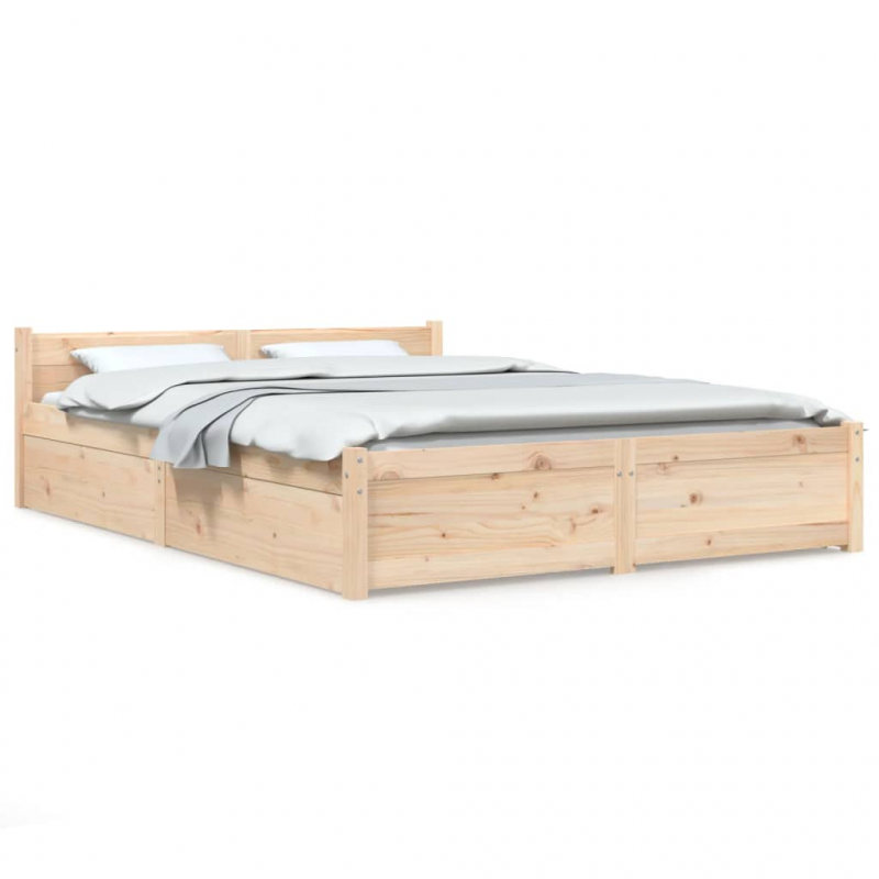 Bett mit Schubladen 140x190 cm