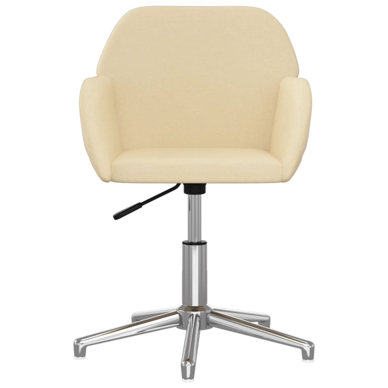 Esszimmerstühle 2 Stk. Drehbar Creme Stoff