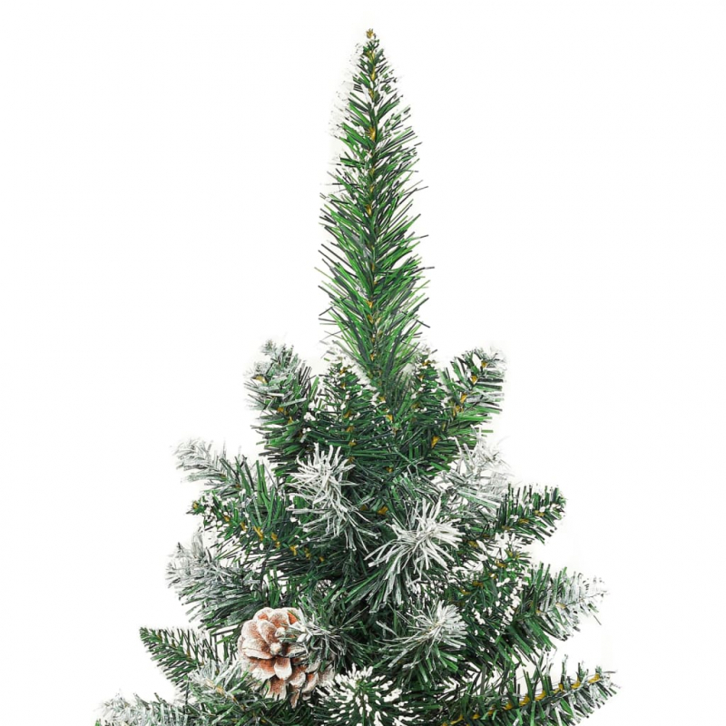 Künstlicher Weihnachtsbaum mit Ständer Schlank 180 cm PVC