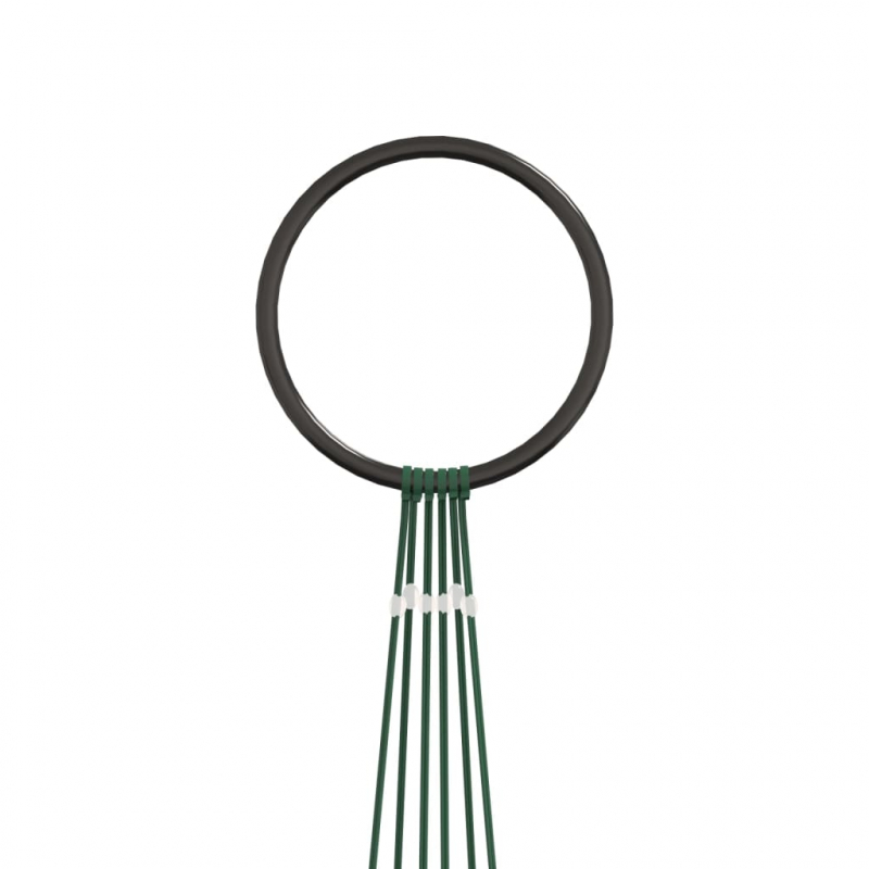 LED-Weihnachtsbaum für Fahnenmast Kaltweiß 108 LEDs 180 cm