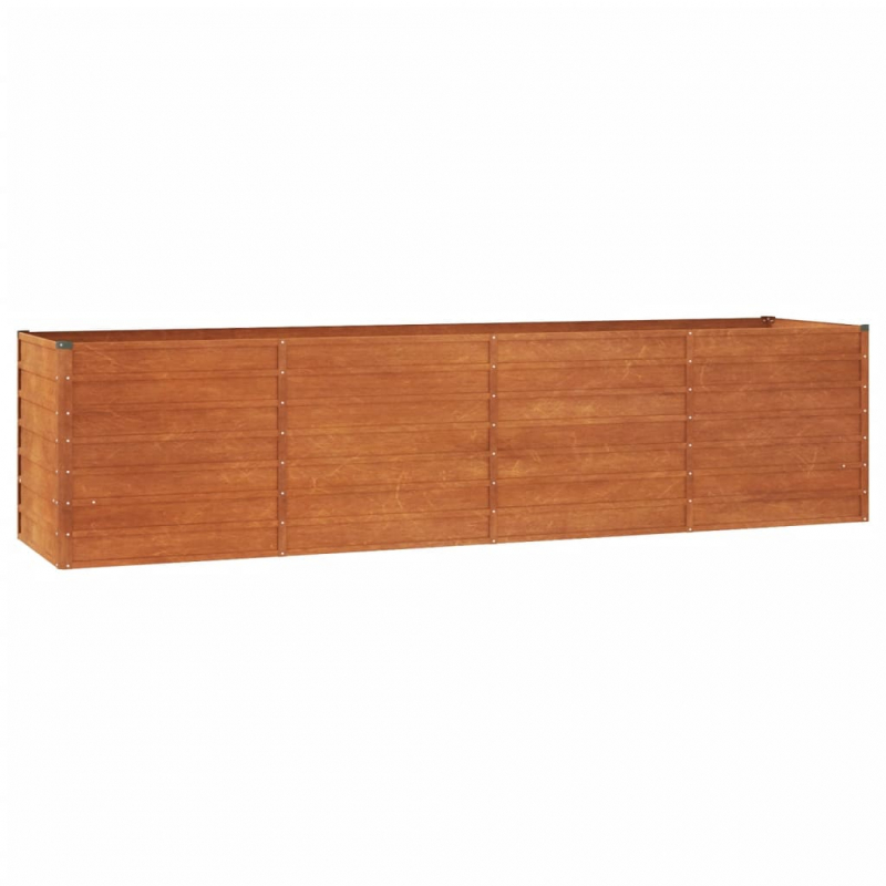 Hochbeet Rostig 320x80x77 cm Cortenstahl