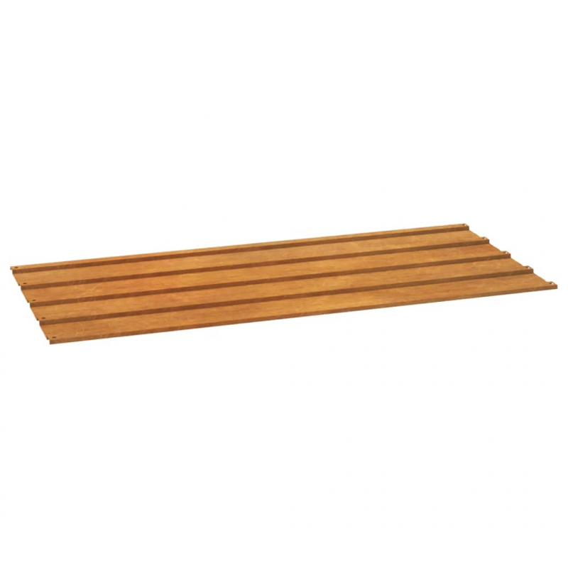 Dachplatten 12 Stk. Rostig 100x44 cm Cortenstahl