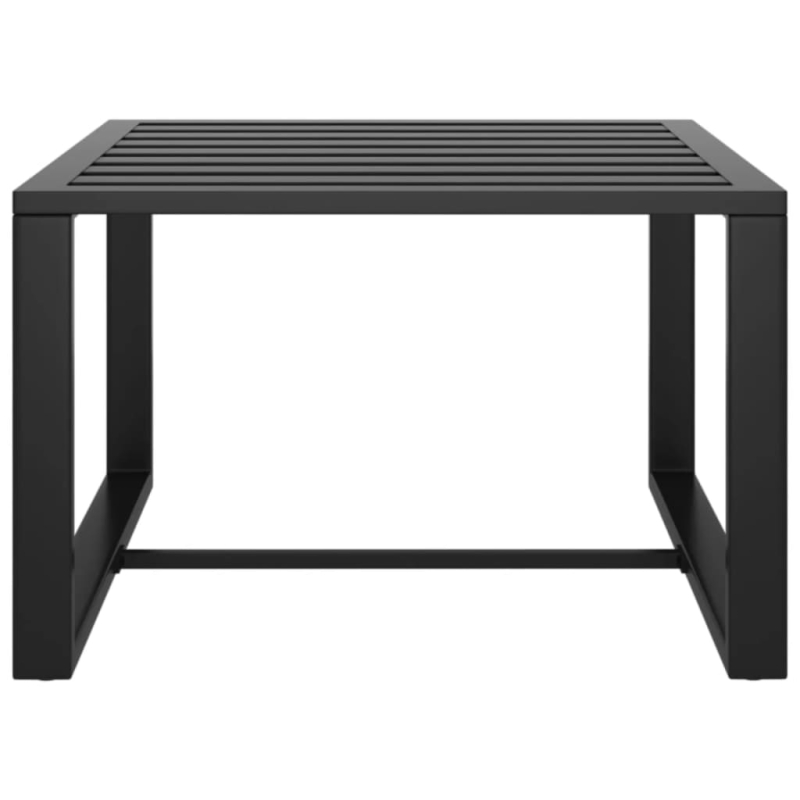 11-tlg. Garten-Lounge-Set mit Kissen Aluminium Anthrazit