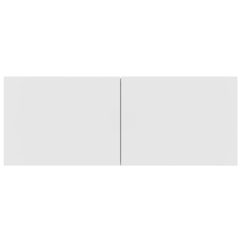 TV-Schränke 2 Stk. Weiß 80x30x30 cm Holzwerkstoff