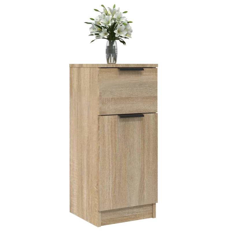 Sideboards 2 Stk. Sonoma-Eiche 30x30x70 cm Holzwerkstoff