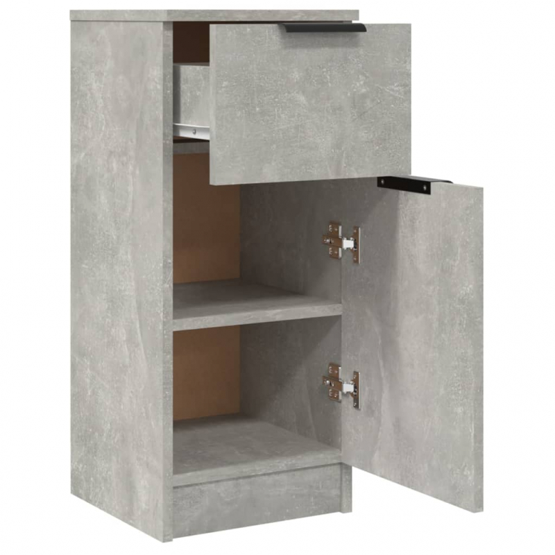 Sideboard Betongrau 30x30x70 cm Holzwerkstoff