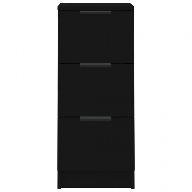 Sideboard Schwarz 30x30x70 cm Holzwerkstoff