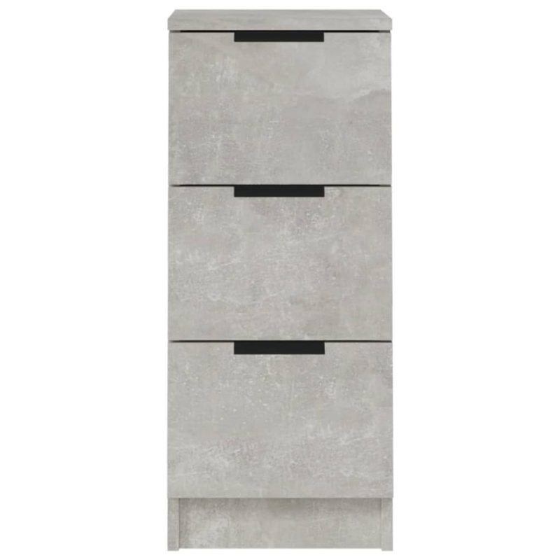 Sideboard Betongrau 30x30x70 cm Holzwerkstoff