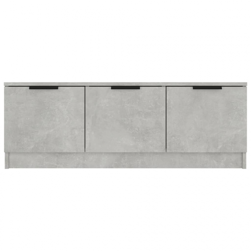 TV-Schrank Betongrau 102x35x36,5 cm Holzwerkstoff
