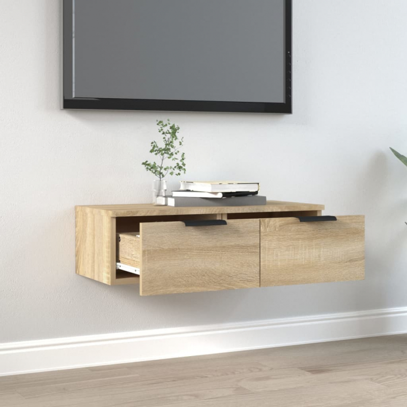 Wandschrank Sonoma-Eiche 68x30x20 cm Holzwerkstoff