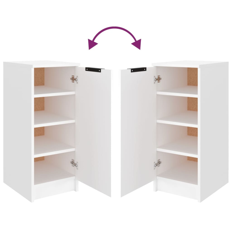 Schuhschrank Weiß 30x35x70 cm Holzwerkstoff
