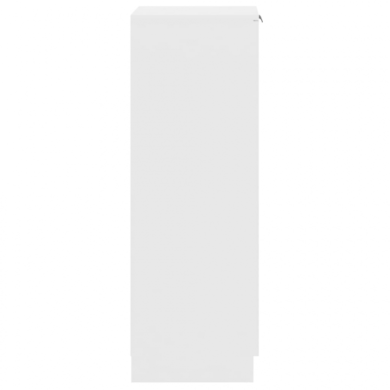 Schuhschrank Weiß 30x35x100 cm Holzwerkstoff