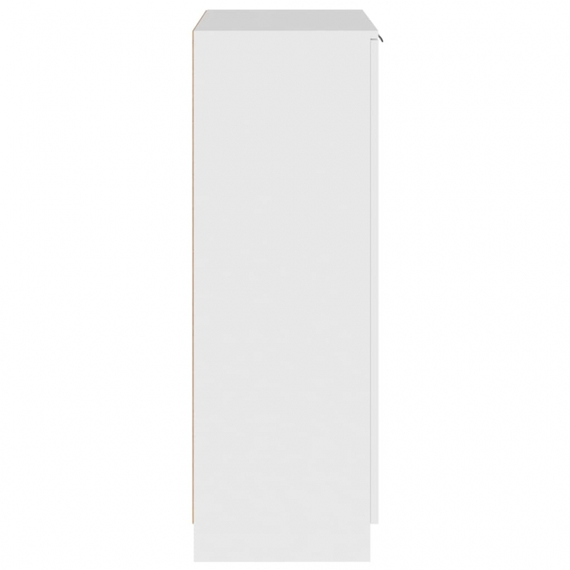 Schuhschrank Weiß 59x35x100 cm Holzwerkstoff