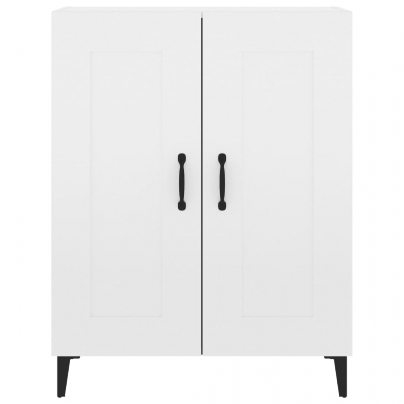 Sideboard Hochglanz-Weiß 69,5x34x90 cm Holzwerkstoff