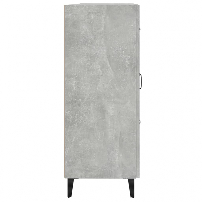 Sideboard Betongrau 69,5x34x90 cm Holzwerkstoff
