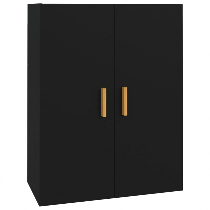 Hängeschrank Schwarz 69,5x34x90 cm