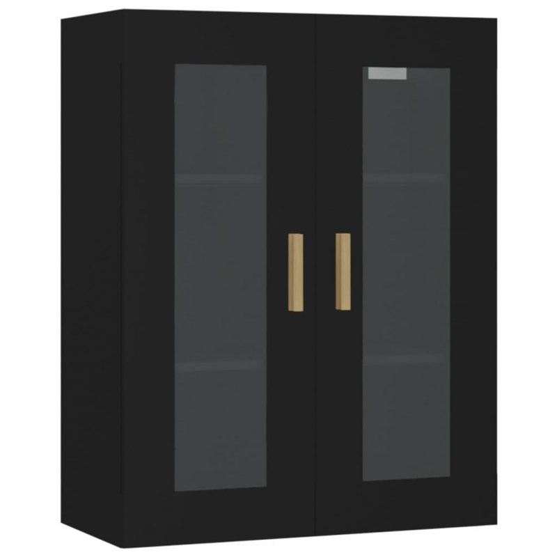 Hängeschrank Schwarz 69,5x34x90 cm