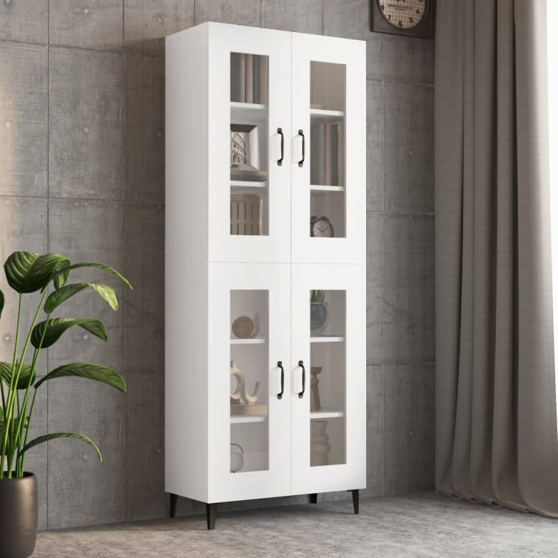 Hängeschrank Weiß 69,5x34x90 cm