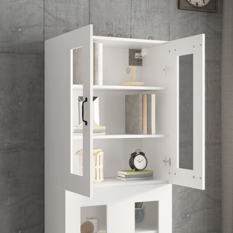 Hängeschrank Weiß 69,5x34x90 cm