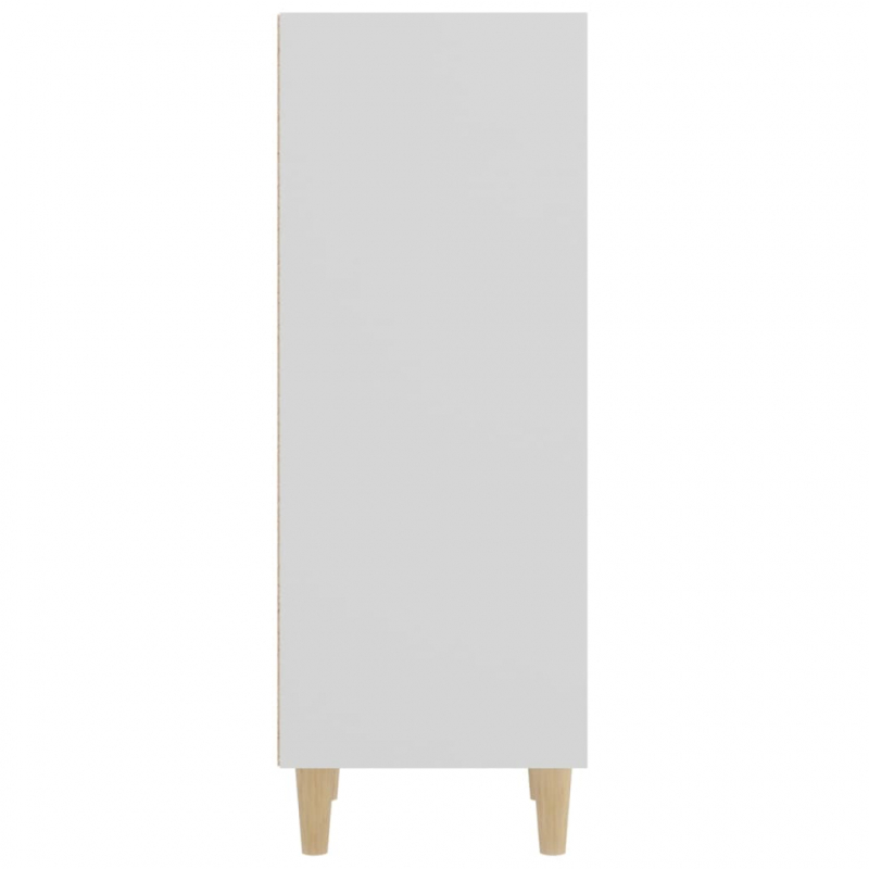 Sideboard Weiß 34,5x32,5x90 cm Holzwerkstoff