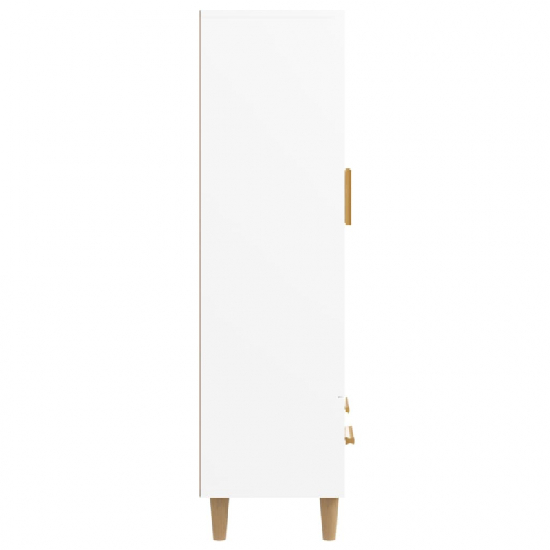 Highboard Weiß 70x31x115 cm Holzwerkstoff