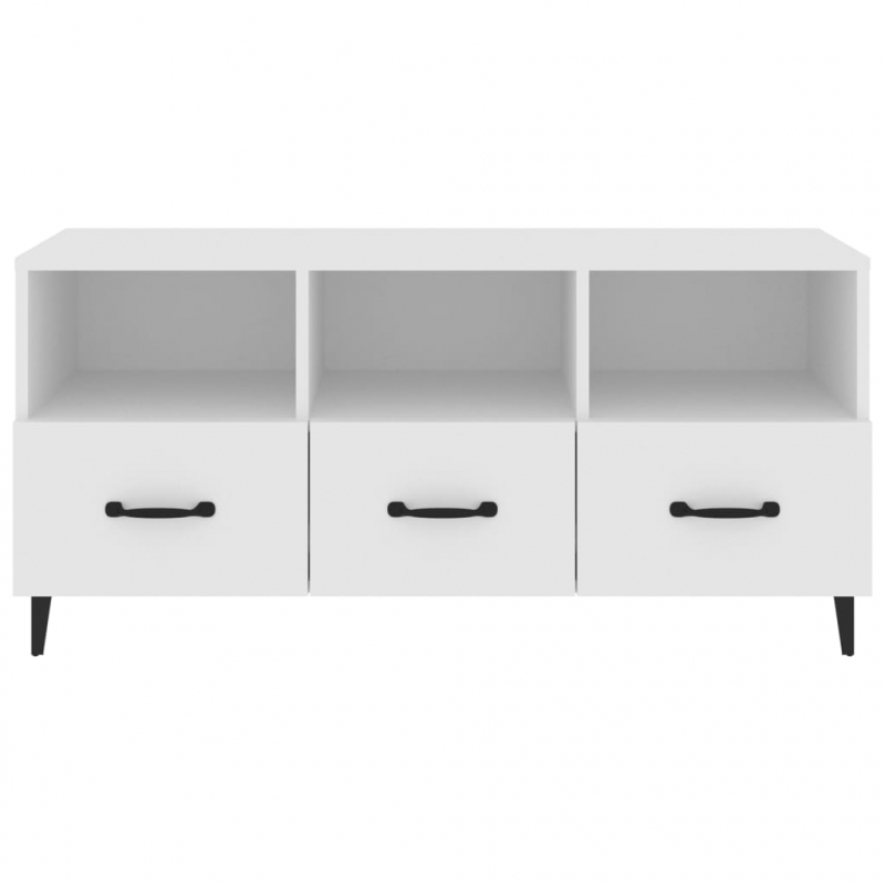 TV-Schrank Weiß 102x35x50 cm Holzwerkstoff