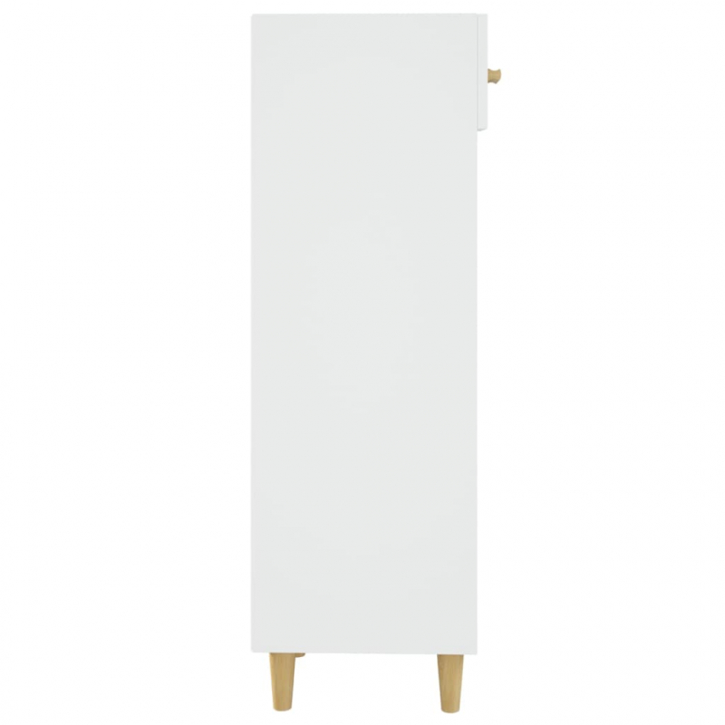 Schuhschrank Weiß 30x35x105 cm Holzwerkstoff