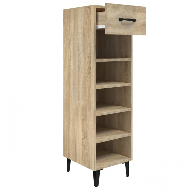 Schuhschrank Sonoma-Eiche 30x35x105 cm Holzwerkstoff