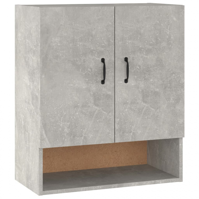 Wandschrank Betongrau 60x31x70 cm Holzwerkstoff