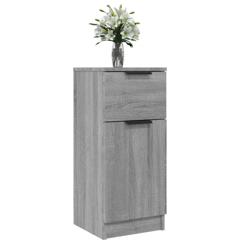 Sideboard Grau Sonoma 30x30x70 cm Holzwerkstoff