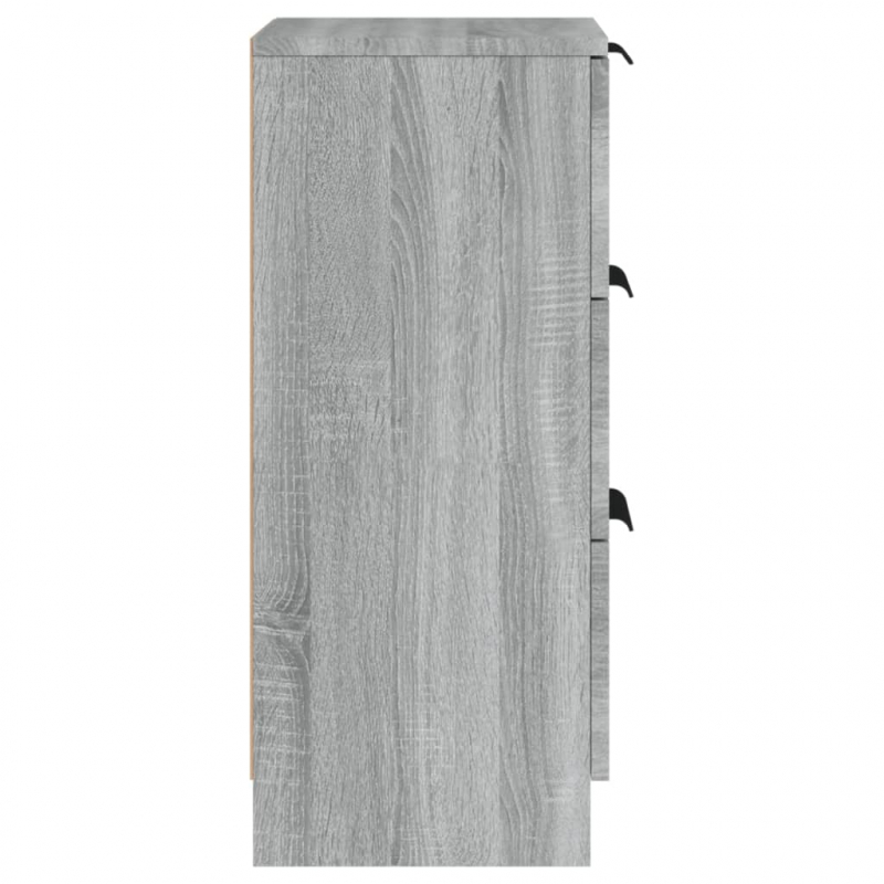 Sideboards 2 Stk. Grau Sonoma 30x30x70 cm Holzwerkstoff