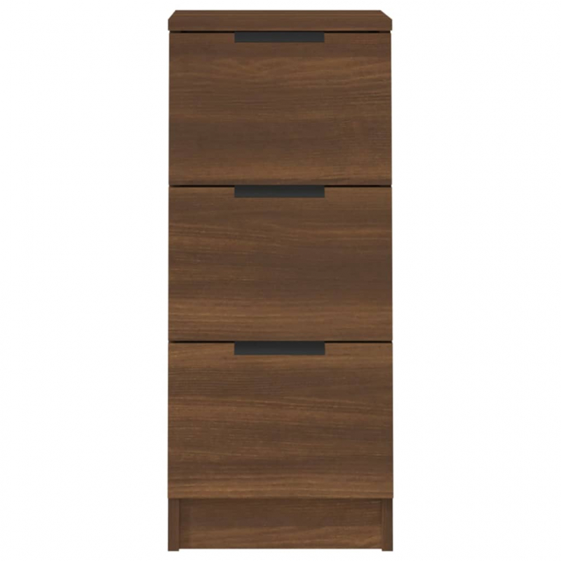 Sideboard Braun Eichen-Optik 30x30x70 cm Holzwerkstoff